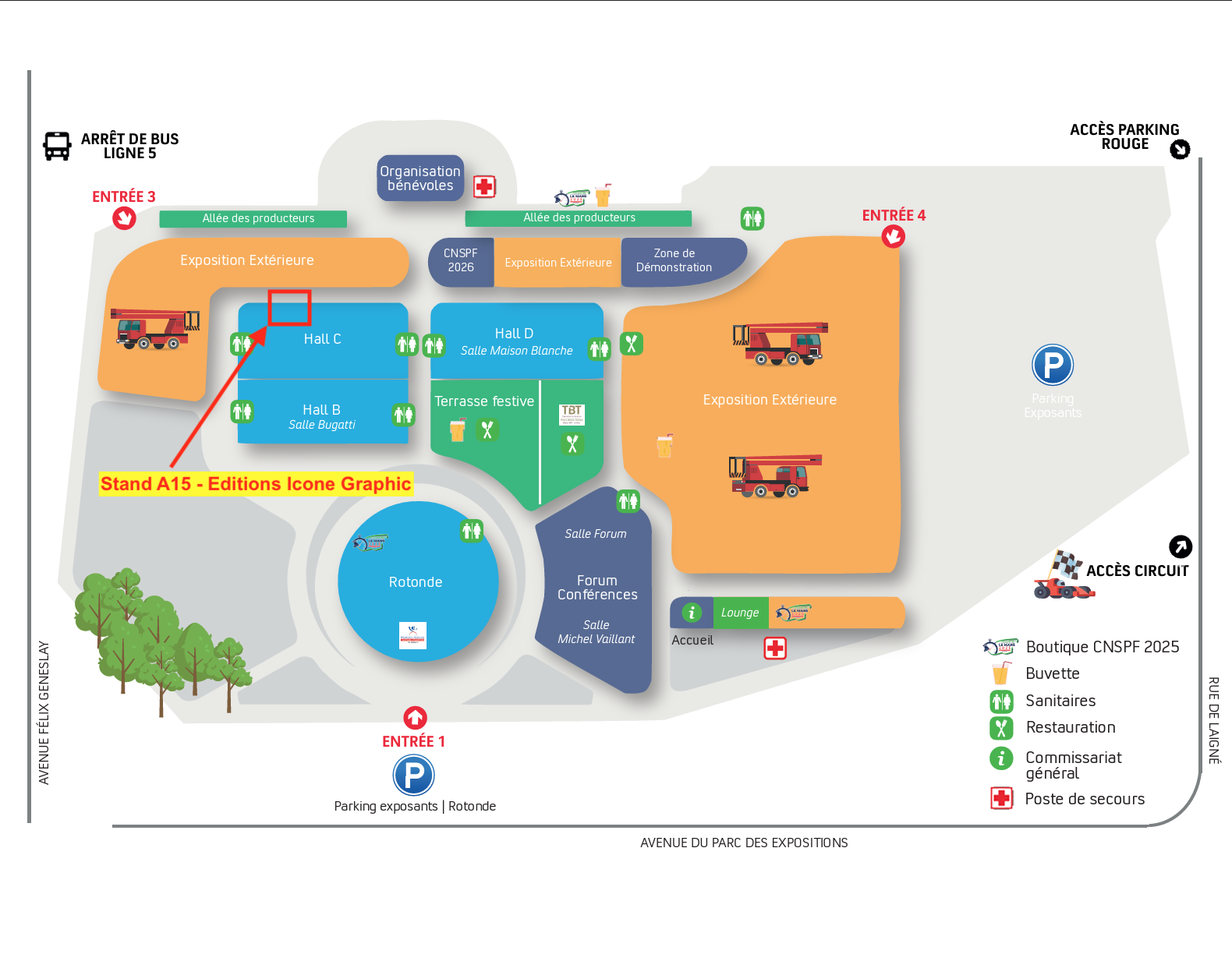 plan congres sapeur pompier 2025